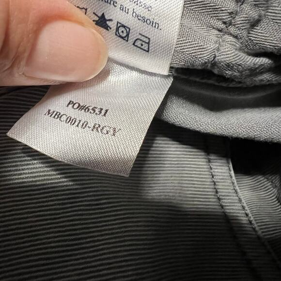 Faherty Jeans Mens 34 (36x32) Gray Organic Straight Leg Pants - Picture 9 of 13